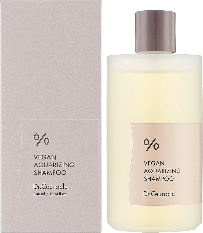 Nawilżający wegański szampon do włosów łamliwych i zniszczonych - Dr.Ceuracle Vegan Aquarizing Shampoo — Zdjęcie N2