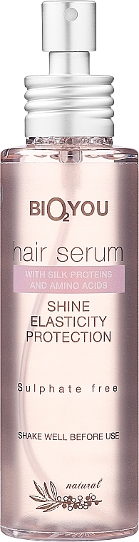 Serum do włosów z proteinami jedwabiu i aminokwasami - Bio2You Natural Hair Serum — Zdjęcie N1