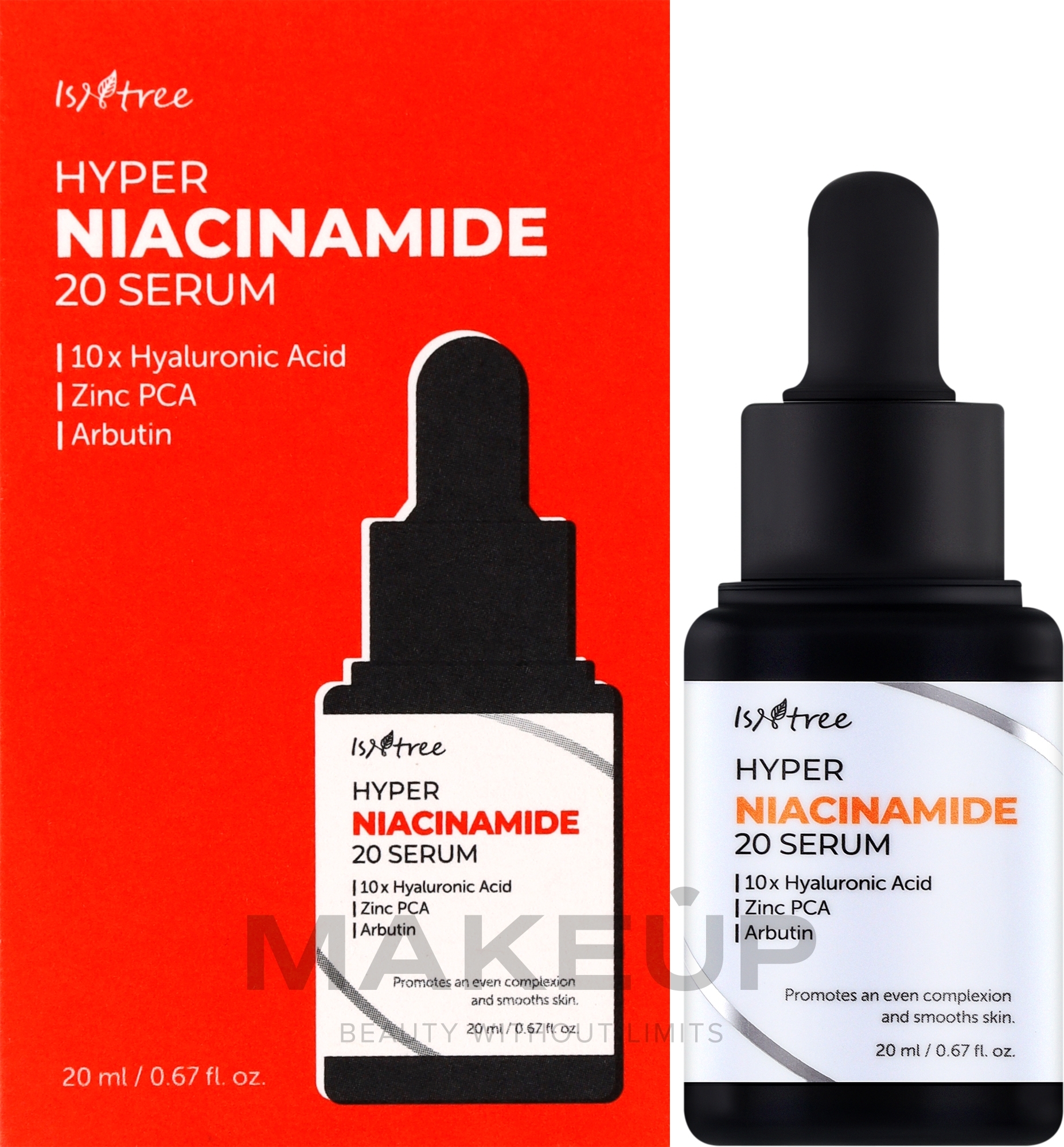 Serum do twarzy z niacynamidem 20% - IsNtree Hyper Niacinamide 20 Serum — Zdjęcie 20 ml