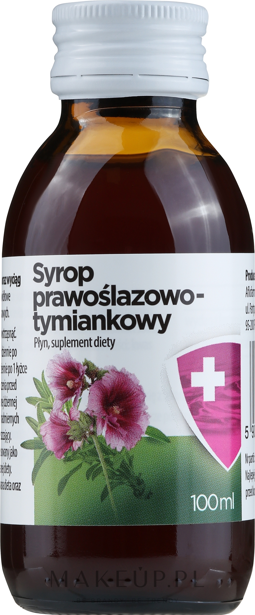 Suplement diety, syrop - Aflofarm Tymianek — Zdjęcie 100 ml