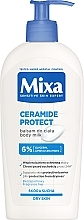 Intensywnie nawilżający balsam do ciała do skóry suchej z ceramidami - Mixa Ceramide Protect Body Milk — Zdjęcie N1
