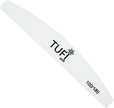Pilnik do paznokci 100/180, biały - Tufi Profi Premium — Zdjęcie N1
