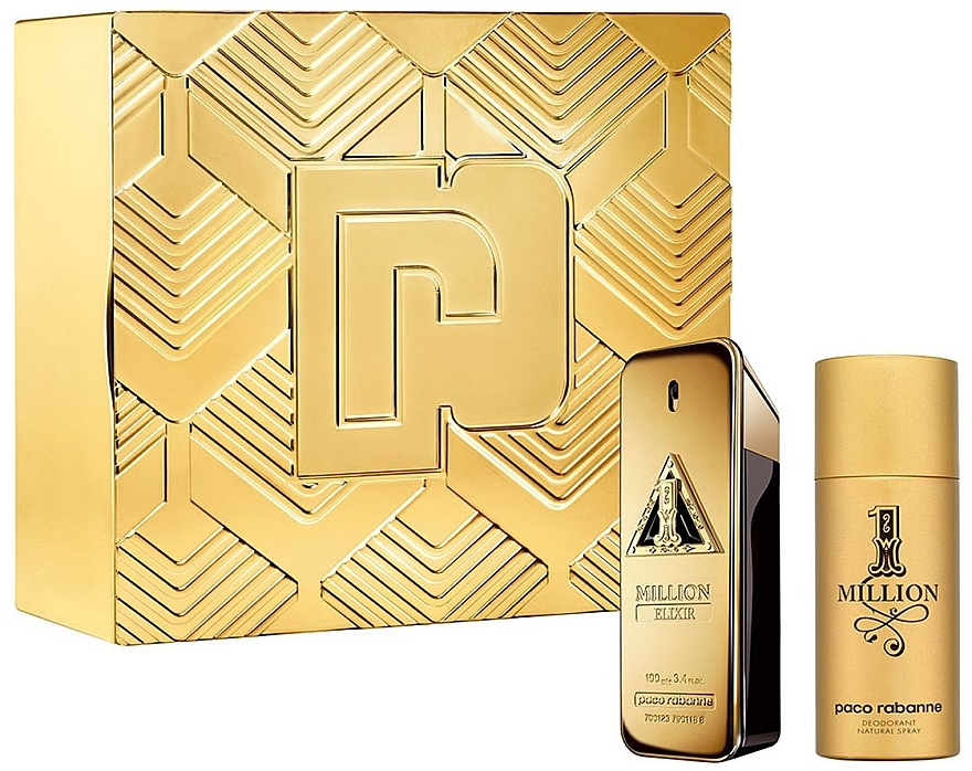 Paco Rabanne 1 Million Elixir - Zestaw (edp 100 ml + deo 150 ml) — Zdjęcie N1