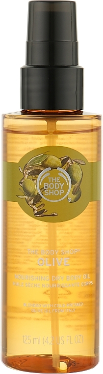 Odżywczy suchy olejek do ciała Oliwka - The Body Shop Olive Nourishing Dry Body Oil — Zdjęcie N1