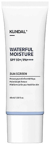 Krem przeciwsłoneczny do twarzy - Kundal Waterful Moisture Sunscreen SPF50+ /PA + + + +  — Zdjęcie N1