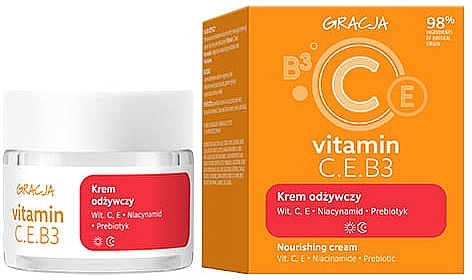 Odżywczy krem do twarzy - Gracja Vitamin C.E.B3 Cream — Zdjęcie N2