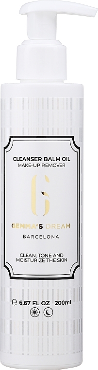 Zmywacz do makijażu - Gemma's Dream Cleanser Balm Oil Make-up Remover  — Zdjęcie N1