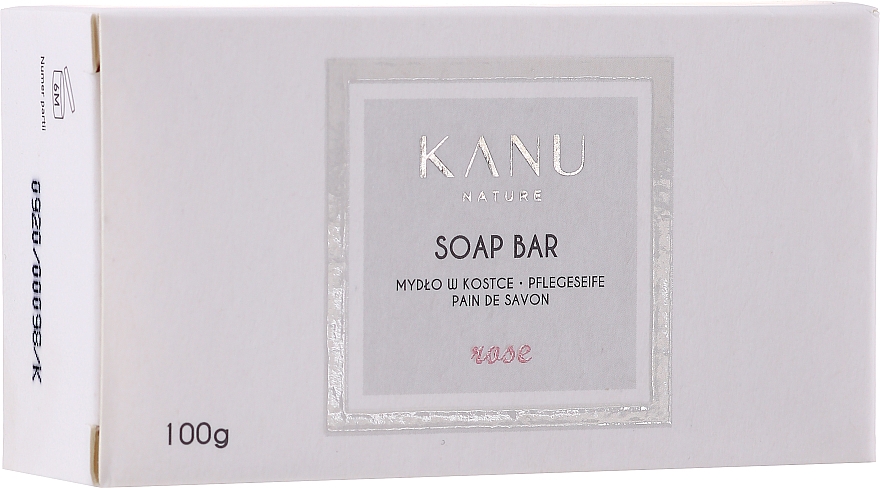 Mydło w kostce do rąk i ciała Róża - Kanu Nature Soap Bar Rose — Zdjęcie N1
