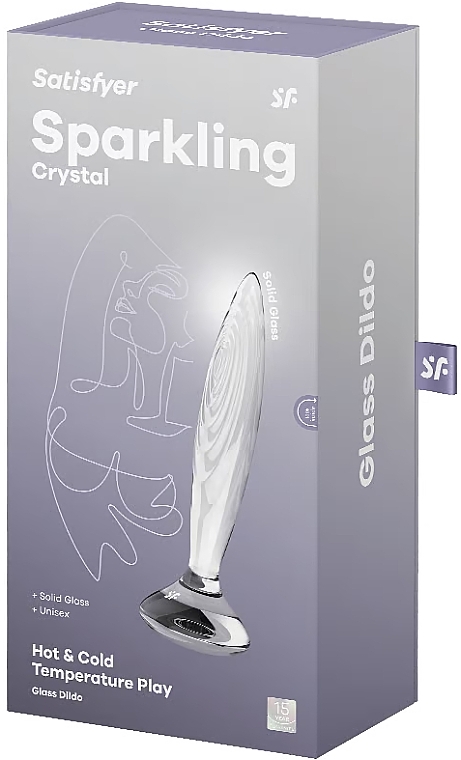 Szklany wibrator - Satisfyer Sparkling Crystal — Zdjęcie N3