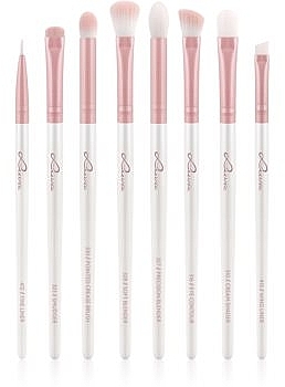 Zestaw pędzli do makijażu, 8 szt - Luvia Cosmetics All Eye Want Prime Vegan Candy Brush Set — Zdjęcie N1