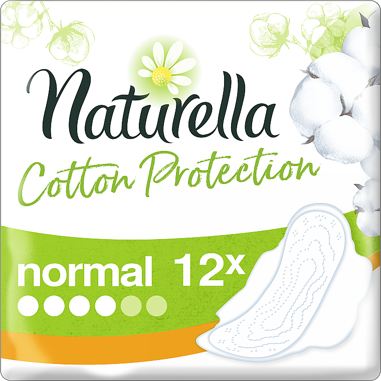 Podpaski ze skrzydełkami, 12 szt. - Naturella Cotton Protection Ultra — Zdjęcie N2