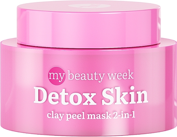 Maska do twarzy z glinką 2w1 - 7 Days My Beauty Week Detox Skin Clay Peel Mask 2 in 1 — Zdjęcie N1