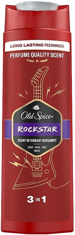 Szampon-żel pod prysznic 3 w 1 - Old Spice Rockstar — Zdjęcie N1