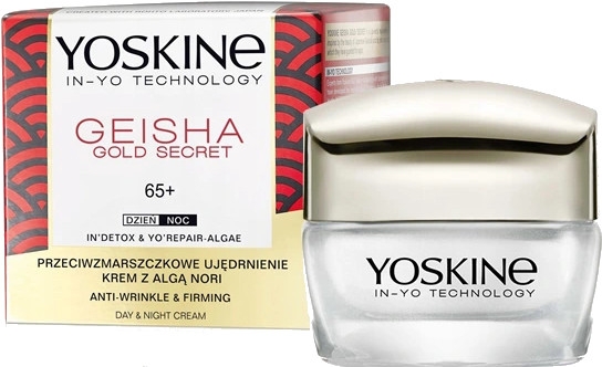 Ujędrniający krem przeciwzmarszczkowy 65+ - Yoskine Geisha Gold Secret Anti-Wrinkle Firming Cream — Zdjęcie N1