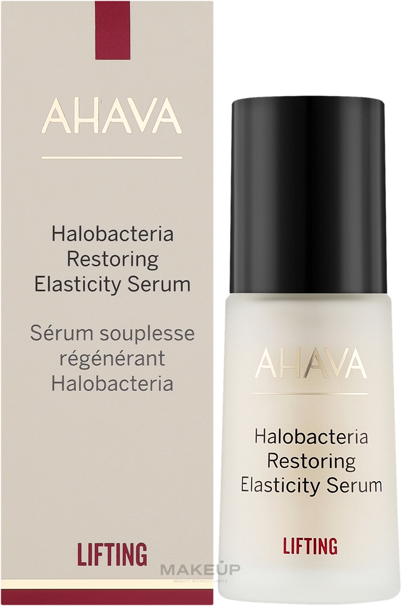 Rewitalizujące serum poprawiające elastyczność skóry - Ahava HaloBacteria Restoring Elasticity Serum — Zdjęcie 30 ml