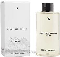 Wkład do dyfuzora zapachowego Gruszka + piżmo + frezja - Sister's Aroma Pear + Musk + Freesia Refill — Zdjęcie N3