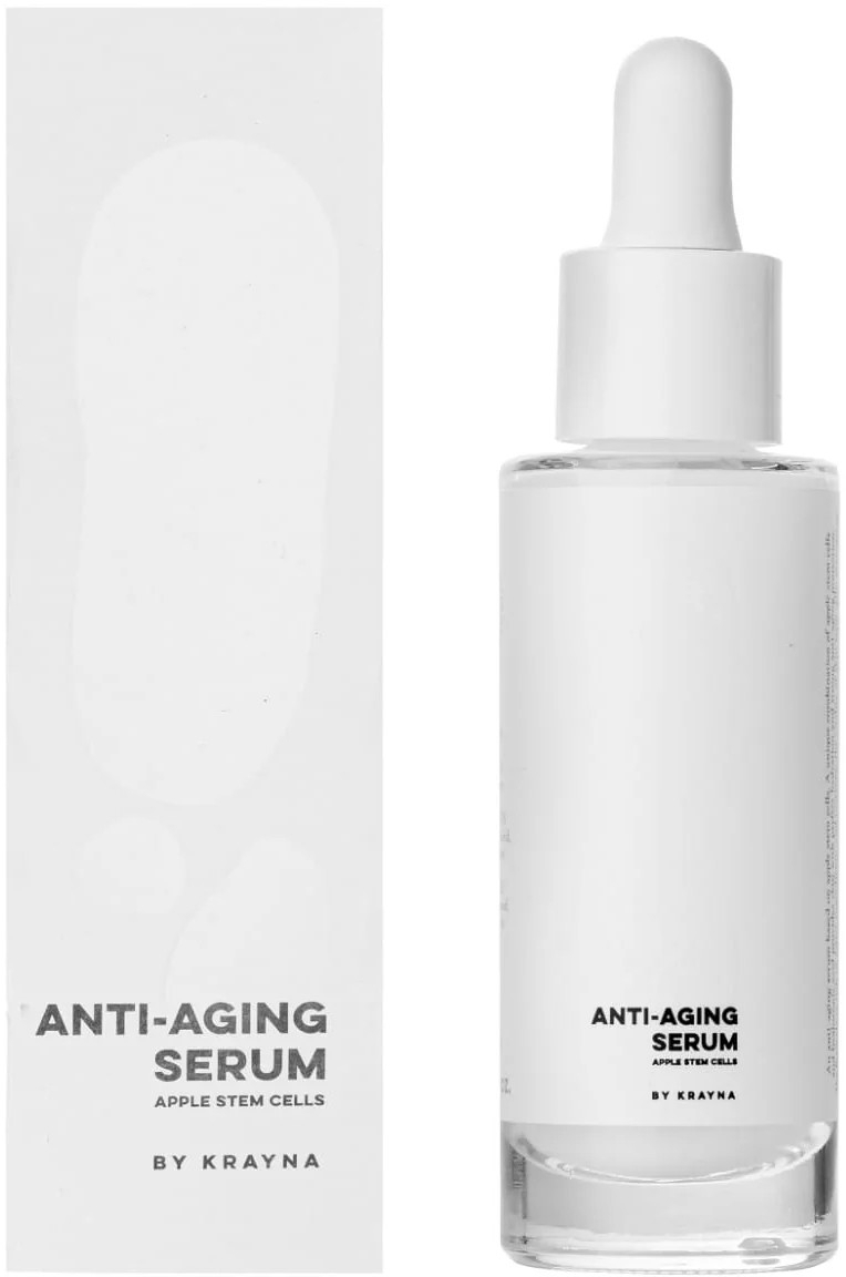 Serum przeciwstarzeniowe z komórkami macierzystymi jabłka - Krayna Anti-Aging Serum Apple Stem Cells  — Zdjęcie 30 ml