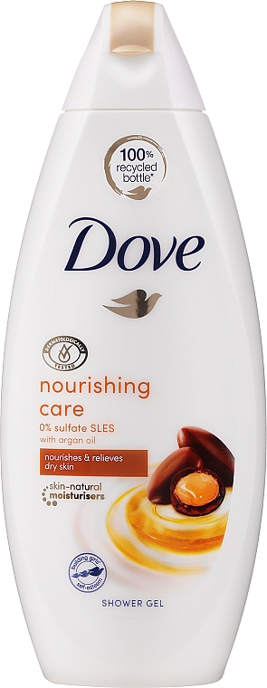 Odżywczy żel pod prysznic z olejem arganowym - Dove Nourishing Care & Oil Shower Gel — Zdjęcie N3