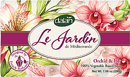 Kup Perfumowane mydło toaletowe Orchidea & Lilia - Dalan Le Jardin Orchid & Lily Soap