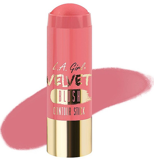 Róż do policzków - L.A. Girl Velvet Contour Sticks Blush — Zdjęcie N1