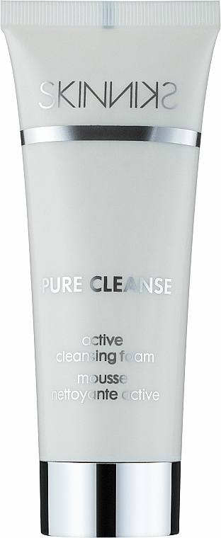 Pianka do mycia twarzy - Mades Cosmetics SkinnikS Pure Cleance Active Creamy Cleansing Foam — Zdjęcie N2