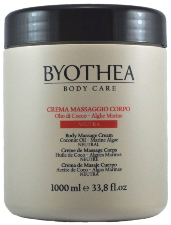 Krem do masażu, neutralny, bez zapachu - Byothea Massage Cream Neutral Odorless
