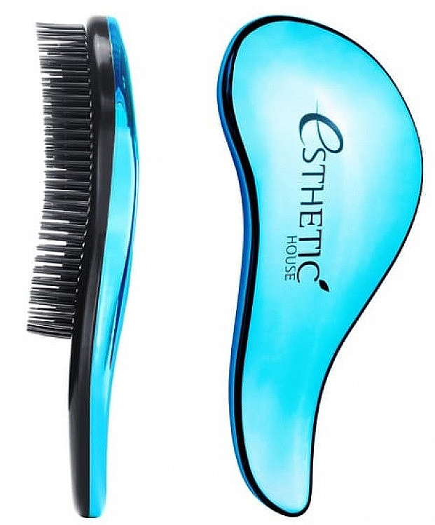 Szczotka ułatwiająca rozczesywanie włosów, lazurowa - Esthetic House Easy Comb Brush Azure — Zdjęcie N1