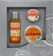 Zestaw kosmetyków - Saloos Relax Kit (oil/50ml + balm/50ml + balm/19ml) — Zdjęcie N1