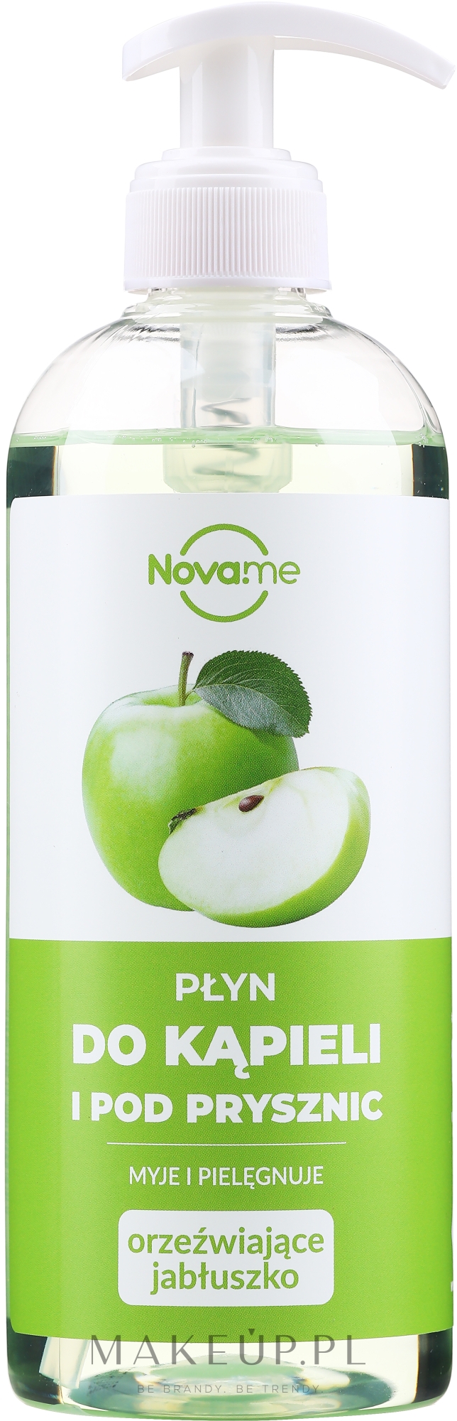 Płyn do kąpieli i pod prysznic Orzeźwiające jabłko - Novame Refreshing Apple — Zdjęcie 500 ml