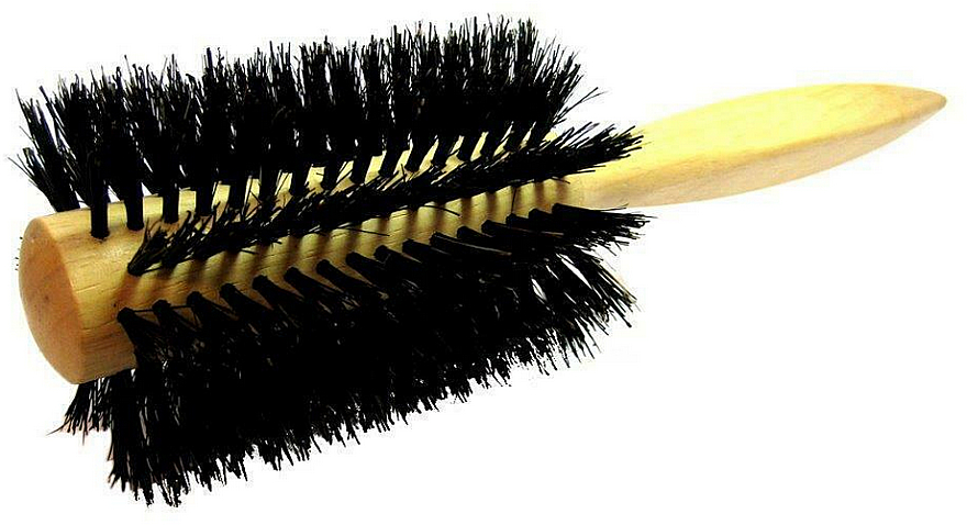 Okrągła szczotka do włosów, 25 cm, kauczuk - Golddachs  — Zdjęcie N1
