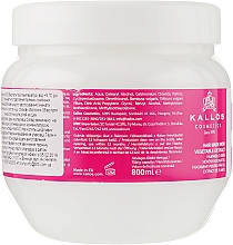 Maska do włosów suchych i zniszczonych - Kallos Cosmetics Placenta — Zdjęcie N4