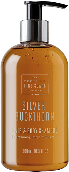 Szampon i żel pod prysznic 2 w 1 dla mężczyzn - Scottish Fine Soaps Silver Buckthorn Hair & Body Wash  — Zdjęcie N2