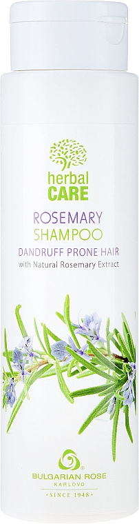 Rozmarynowy szampon do włosów skłonnych do łupieżu - Bulgarian Rose Herbal Care Rosemary Shampoo