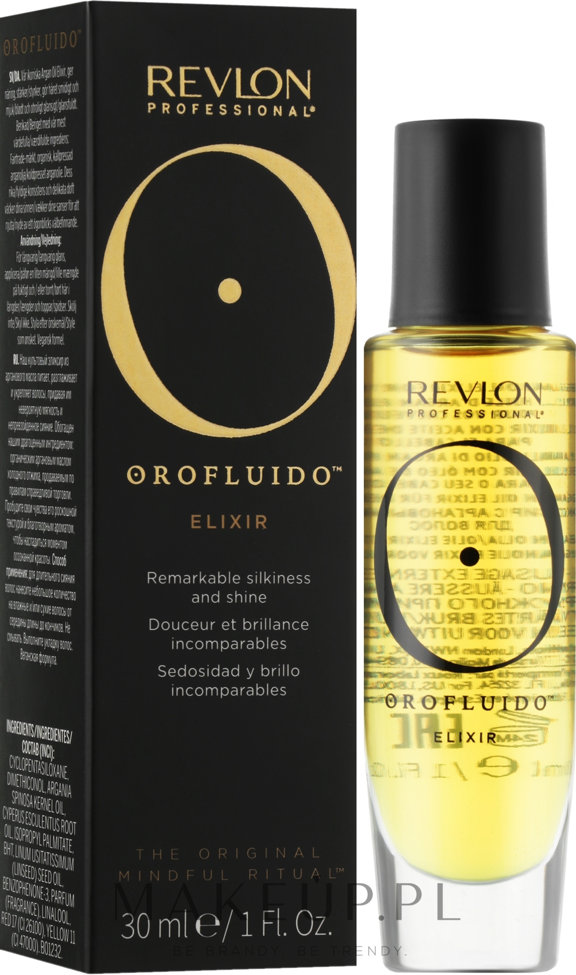 Olejek do włosów z olejem arganowym - Orofluido Radiance Argan Oil Elixir — Zdjęcie 30 ml