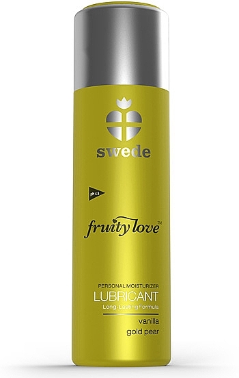 Lubrykant Wanilia i gruszka - Swede Fruity Love Lubricant Vanilla Gold Pear — Zdjęcie N1