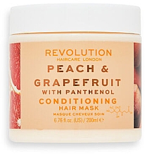 Kup Maska do włosów z pantenolem - Revolution Haircare Shine Peach & Grapefruit with Panthenol Hair Mask