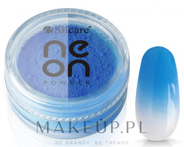 Pyłek do paznokci - Silcare Neon Powder — Zdjęcie Blue