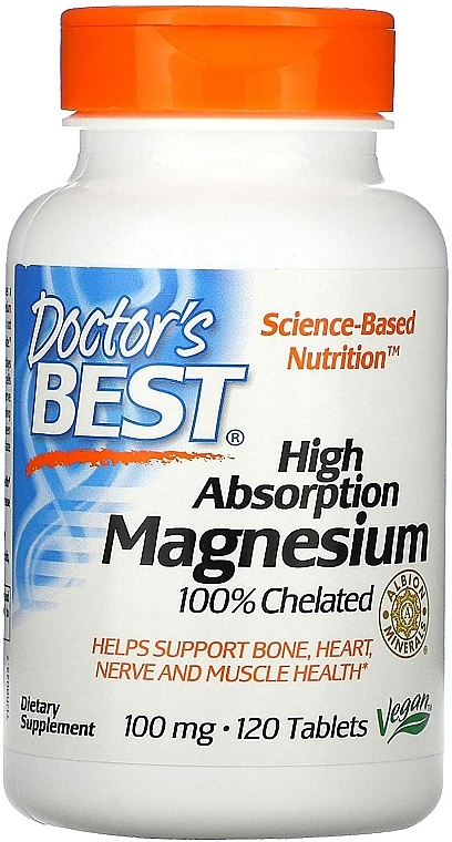 Magnez w tabletkach - Doctor's Best — Zdjęcie N1