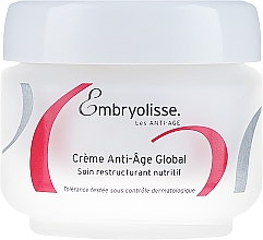 Przeciwstarzeniowy krem odżywczy do twarzy - Embryolisse Laboratories Anti-Age Global Cream — Zdjęcie N2