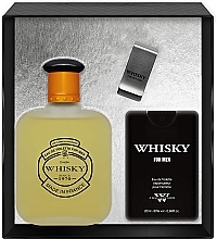Evaflor Whisky - Zestaw (edt 100 ml + mini 20 ml + acc) — Zdjęcie N1