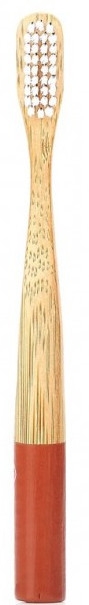 Bambusowa szczoteczka do zębów dla dzieci - Georganics Kids Bamboo Toothbrush — фото N1