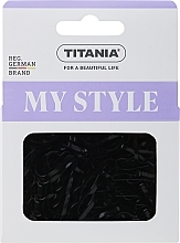 Gumki do włosów, czarne - Titania — Zdjęcie N1
