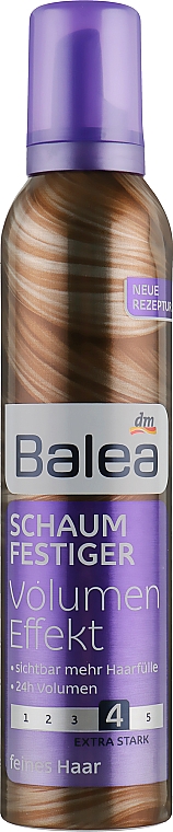 Pianka zwiększająca objętość włosów - Balea Volume Effect №4