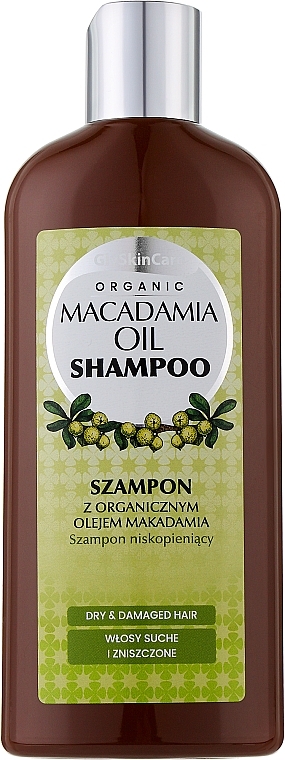 Szampon z organicznym olejem makadamia - GlySkinCare Macadamia Oil Shampoo — Zdjęcie N1
