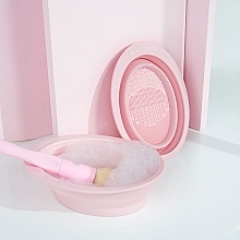 Miseczka do czyszczenia pędzli, silikonowa - Brushworks Silicone Makeup Brush Cleaning Bowl — Zdjęcie N3