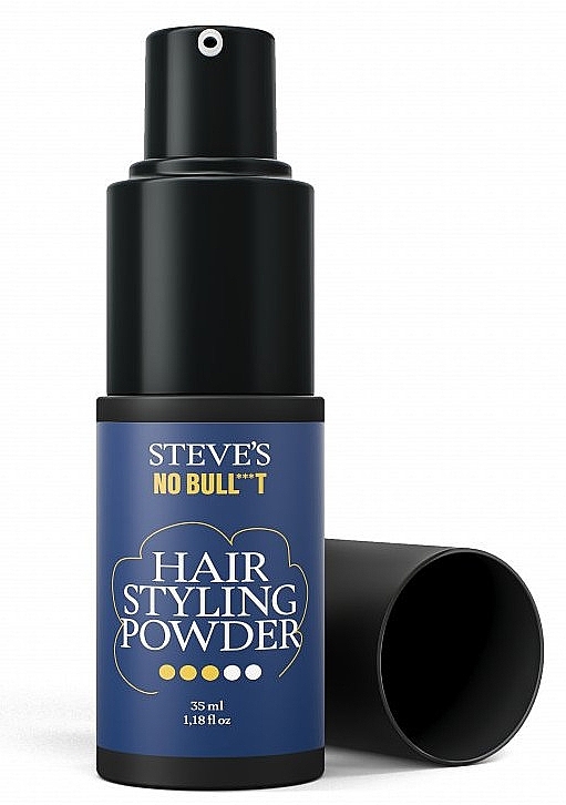 Nano-puder zwiększający objętość i utrwalający fryzurę - Steve?s No Bull***t Hair Styling Powder — Zdjęcie N1