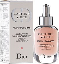 Matujące serum przeciwstarzeniowe - Dior Capture Youth Matte Maximizer Age-Delay Matifying Serum — Zdjęcie N1