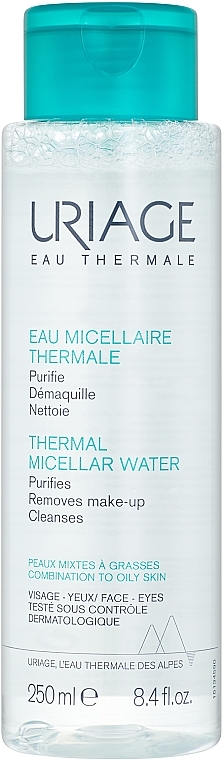 Woda micelarna do skóry tłustej i mieszanej - Uriage Eau Thermale Thermal Micellar Water — Zdjęcie N1
