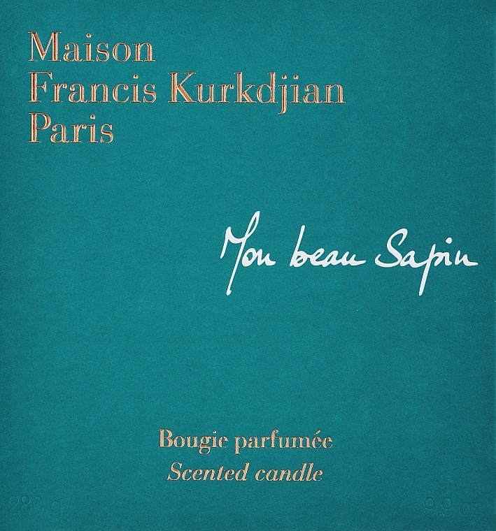 PRZECENA! Maison Francis Kurkdjian Mon Beau Sapin - Świeca zapachowa * — Zdjęcie N2