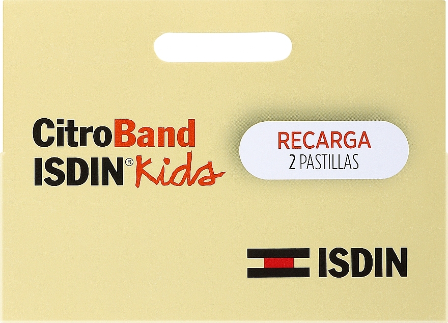 Wymienne wkłady do opasek odstraszających komary dla dzieci - Isdin Citroband Kids Refills — Zdjęcie N1